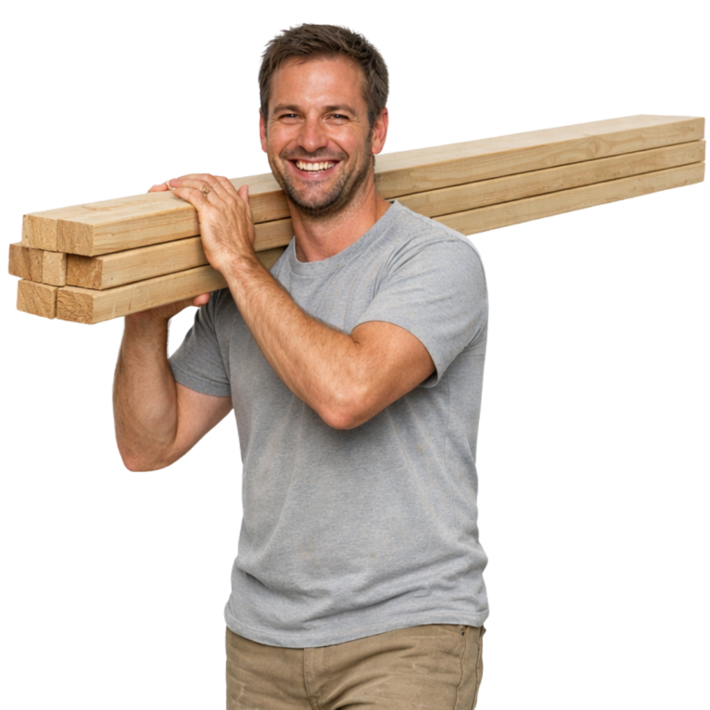 Man die gaat aanbouwen